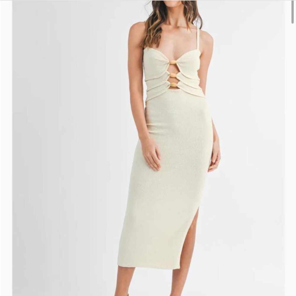 Shop Harvest Moon Home ‘The Going Out Dress’ in Cream (Boutique in Charleston)